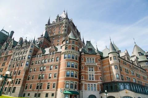 Quebec, Chteau Frontenac Stock Photos