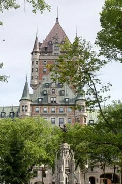 Quebec, Chteau Frontenac Foto stock