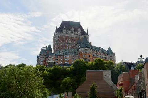 Quebec, Chteau Frontenac Stock Photos