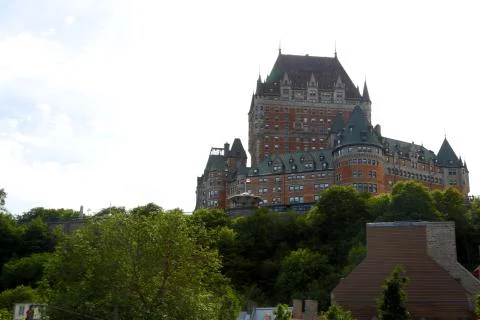 Quebec, Chteau Frontenac Stock Photos