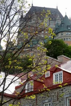Quebec, Chteau Frontenac Stock Photos
