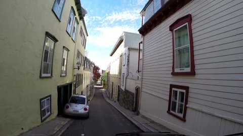 Quebec City by car 2 Video stock 61518526