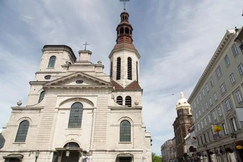Quebec City, the Old Qubec historic district Stock Photos