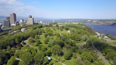 Quebec City Park Video stock 86027129