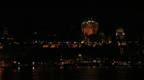QUEBEC CITY SKYLINE Stock Footage 272471