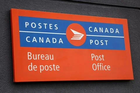 QUEBEC, May 2025 - Canada Post Strike Postes bureau de poste Post Office Foto stock
