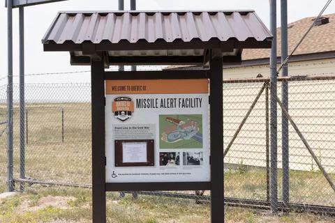 Quebec Missile Alert Facility Stock Photos