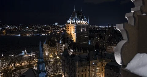 Quebec at night 動画素材 96590932