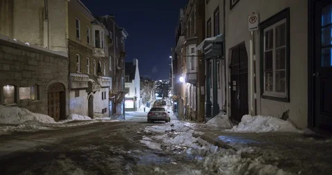 Quebec at night 動画素材 96592592