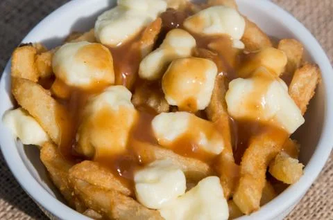 Quebec poutine Stock Photos
