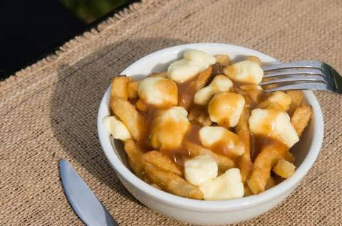 Quebec poutine Stock Photos