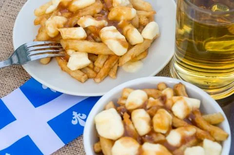 Quebec poutine Stock Photos