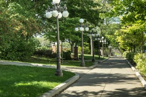 Quebec Promenade Stock Photos