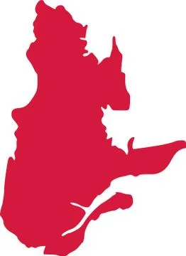 Quebec province of canada Illustrazione stock