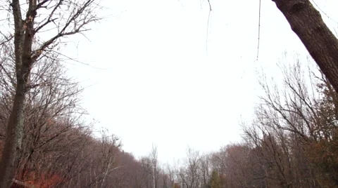 Quebec river in winter Stock Footage 44302073