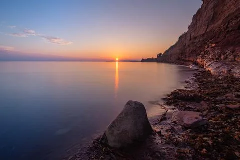 Quebec Sunset Stock Photos