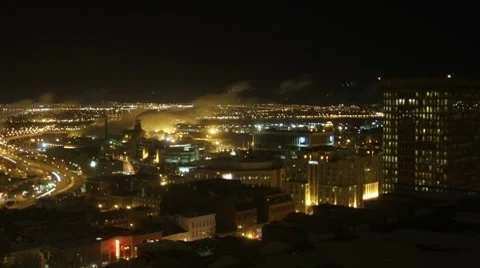 QUEBECCITY WinterFromDeltaHotel2 Stock Footage 7735177