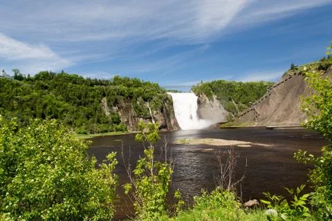 Quebec,Montmorency Falls Stock Photos