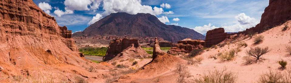 Quebrada de Cafayate (aka Quebrada de las Conchas and Cafayate Gorge) , Salta Stock Photos