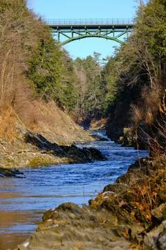 Quechee Gorge, VT Stock Photos