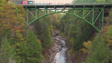 Queechee Gorge Stock-Footage 143608130