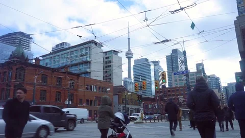 Queen and Spadina 2 Video stock 73462772