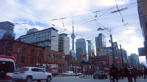 Queen and Spadina Video stock 73462817