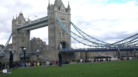 Queen Elizabeth lying in state queue Stock Footage 211306749