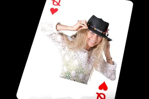 Queen of hearts Stock Illustration