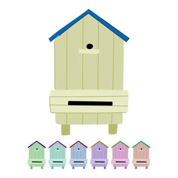 Queen hive vector cartoon graphic Stock Illustration