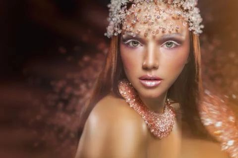 Queen makeup Stock Photos