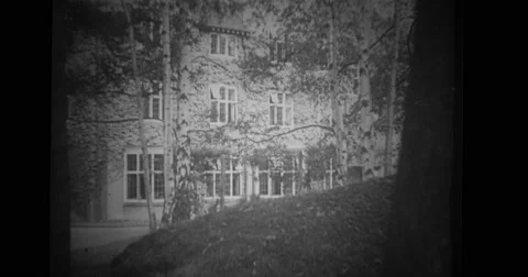 Queen Maria of Romania going to Yugoslavian legation in Britain Stock Footage