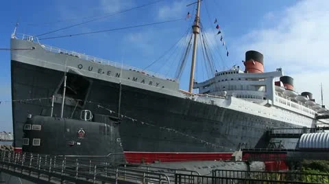 Queen mary Stock Footage 20642195