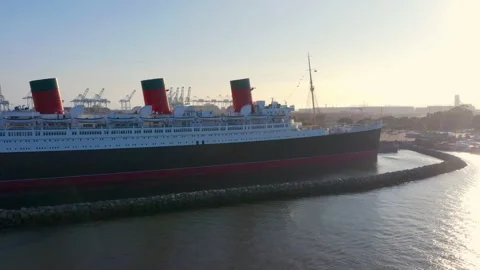 Queen Mary Long Beach Stock Footage 163312418