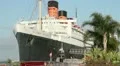 Queen Mary moored in Long Beach HD Footage