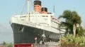 Queen Mary moored in Long Beach HD Footage