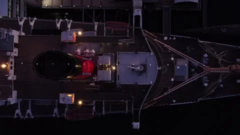 Queen Mary Ship Stock Footage 262580434