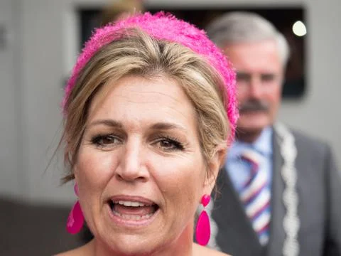 Queen Maxima of the Netherlands Stock Photos