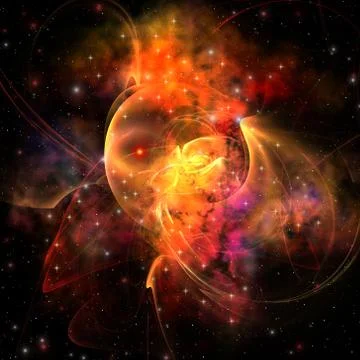 Queen nebula Stock Illustration