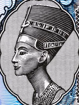 Queen Nefertiti Stock Illustration