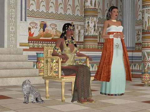 Queen of the Nile Stock Illustration
