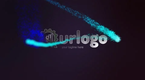 Queen Particles Magic Logo After Effects stock