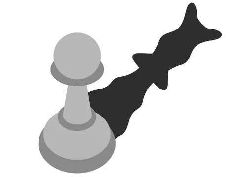 Queen pawn イラスト素材