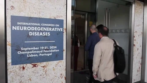 Queen Sofia attends a forum of neuroscience experts in Lisbon, Lisbon, PT - 20 S Stock Footage 285158673