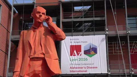 Queen Sofia marks the opening day of the Alzheimer's World Summit in Lyon, LYON, Stock Footage 332736608