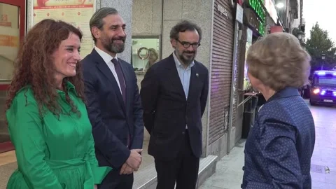Queen Sofía presents the Queen Sofía Prize for Musical Composition to Josep Plan Stock Footage 319352419