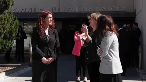 Queen Sofia presides over the presentation ceremony of the 'Extraordinary Brains Stock Footage 306087869