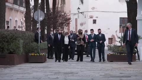 Queen Sofia of Spain presides over World Heritage Cities concert, Ibiza, ES - 26 Stock Footage 204081244