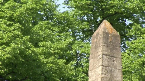 Queen Square Park CU of needle Stock Footage 666542
