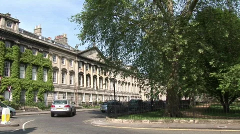 Queen Square Wide Shot Stock Footage 666535